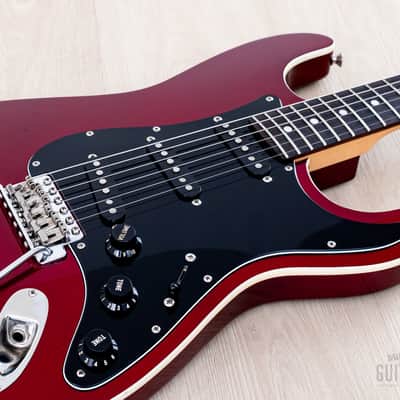 2014 Fender Aerodyne Stratocaster AST Candy Apple Red, Japan MIJ image 6