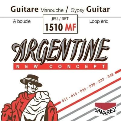 Savarez Argentine Loop End 11-46 Gypsy Jazz Acoustic Guitar Strings - 1510MF image 2
