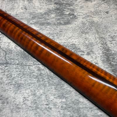 BMC Guitar Neck Strat® Stratocaster® 22 Fret Roasted Tiger Flame Maple With Rosewood Fingerboard 9.5 Radius.   (SN108) image 6