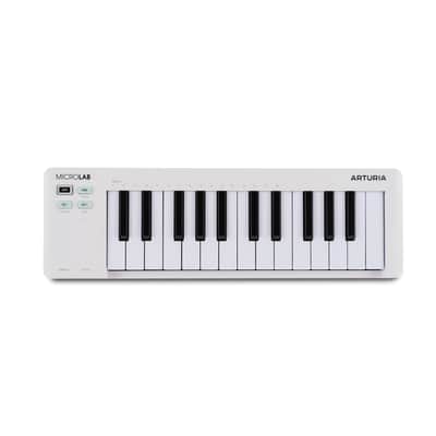 Arturia MicroLab mk3 25-Key Universal MIDI Controller, White