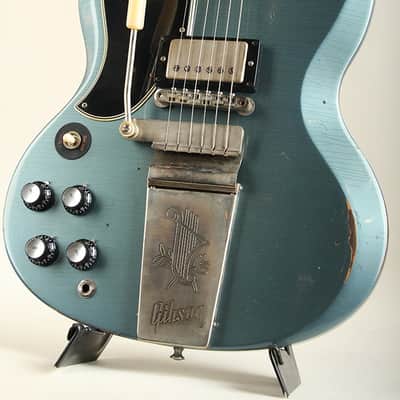 1964 Gibson SG Pelham Blue Maestro Murphy Lab Heavy Aged Left Handed image 4