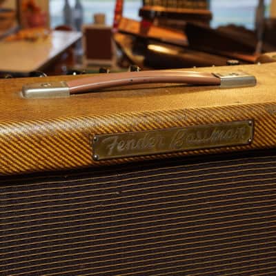 1957 Fender Bassman 5E6 40w 4x10" Tube Amp Combo (VIDEO! Bill Carruth Work, Ready to Go) image 2
