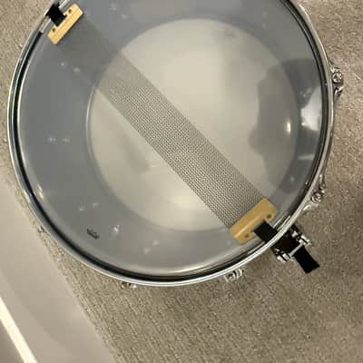 DW Collector's Series Black Nickel Over Brass 6.5x14" Snare Drum 2011 - 2021 - Black Nickel with Chrome Hardware image 6