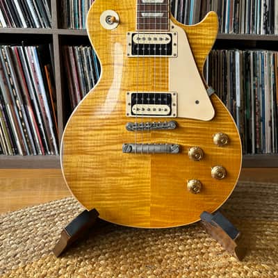 2016 Gibson Les Paul Standard USA "Slash AfD" AAA Trans Amber with Upgrades image 1