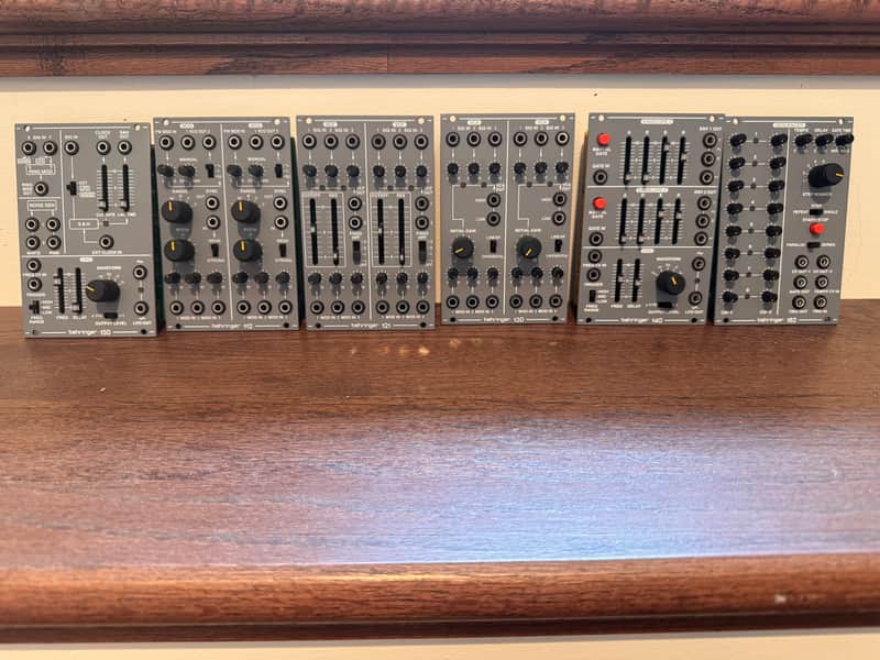 6 Behringer 100-series Eurorack Modules Grey image 1