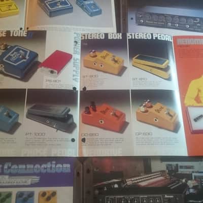 Vintage 1979 Ibanez Effect Pedal Catalog Brochure(s) Tubescreamer AD Pan Tremolo image 5