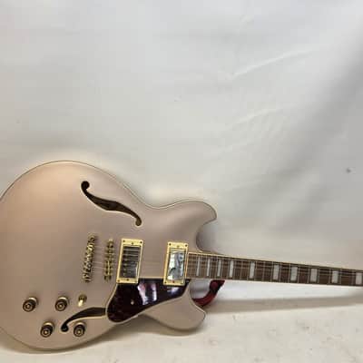 Ibanez AS73G-RGF Artcore 2020 - 2024 - Rose Gold Metallic Flat image 1