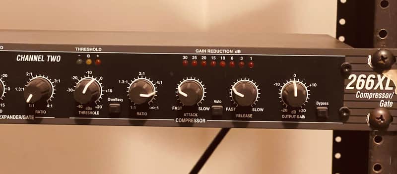 dbx 266XL Stereo Compressor / Limiter 2010s - Black image 1