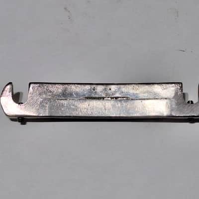 Original 1950s Gibson Les Paul Featherlight Aluminum Wraparound Stop Tail Piece - 1.1 oz - image 5