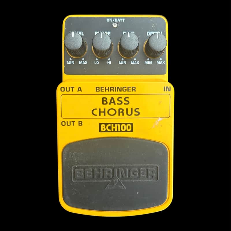 Behringer BCH100 Bass Chorus 2010s - Yellow image 1