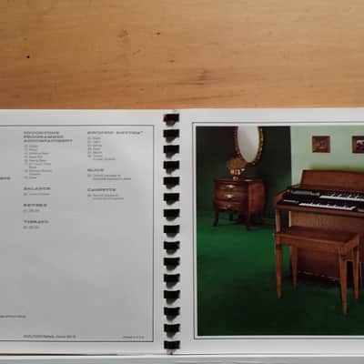 Vintage Wurlitzer Organ catalog, early 1970s? image 2