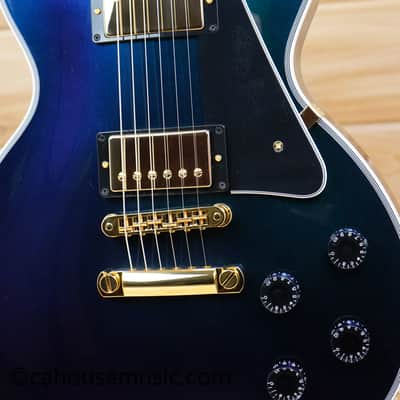 Gibson Exclusive M2M Les Paul Custom - Hemisphere Shift - Black Back Gloss image 4