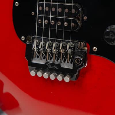 1985 Fender HH Contemporary Stratocaster Torino Red w/ System One 1 Locking Trem, TBX Tone Control, Padded Gigbag image 4