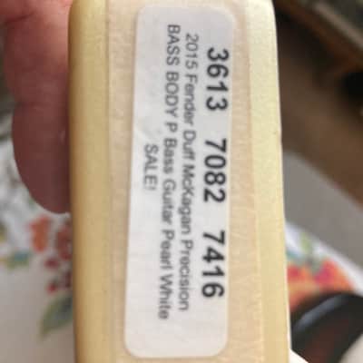 Fender Duff McKagan Precision Bass 2015 - Pearl White image 12