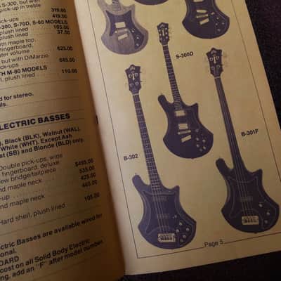 1979 Guild Price List Catalog Case Candy image 3