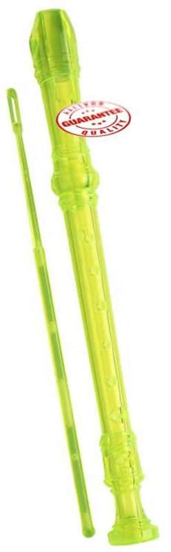 D'Luca Student 3 Piece Recorder Flute Green image 1