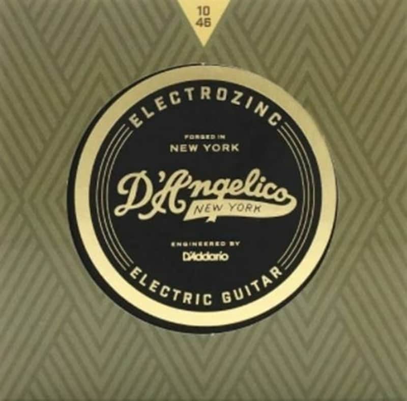 D'Angelico DAR1046 Electrozinc Rock Electric Guitar Strings, Gauges 10-46 image 1