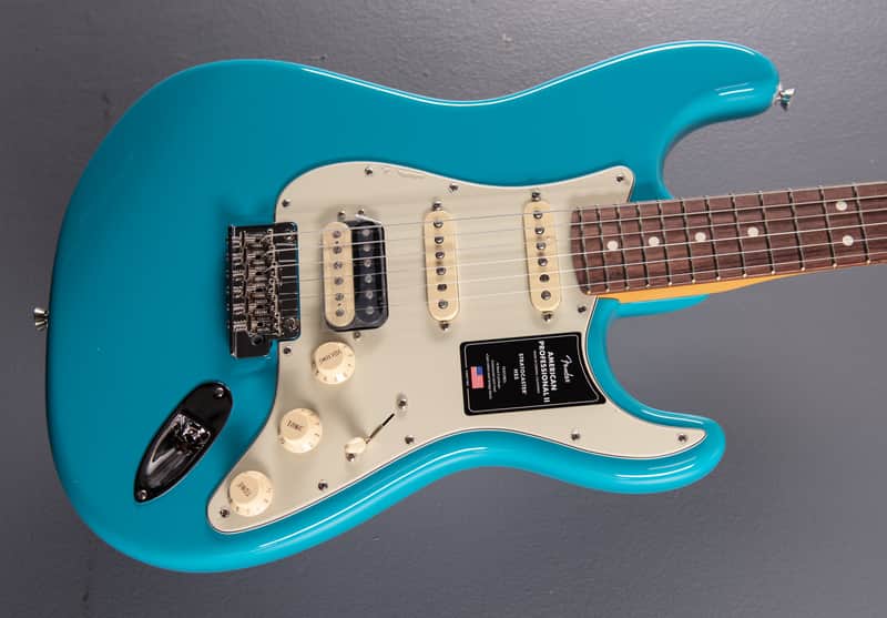 American Professional II Stratocaster HSS - Miami Blue w/Rosewood image 1