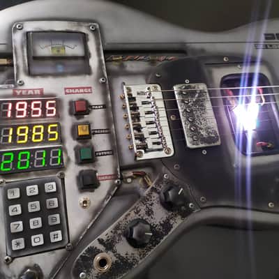 FenderMustang Back To The Future "DELOREAN" By Martper Guitars image 8