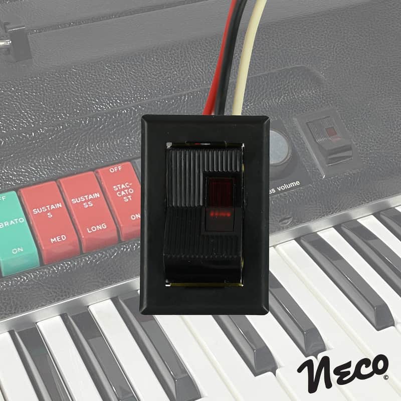 Replacement Power Switch for Gibson G101, G201, and Lowrey T2 Organs image 1