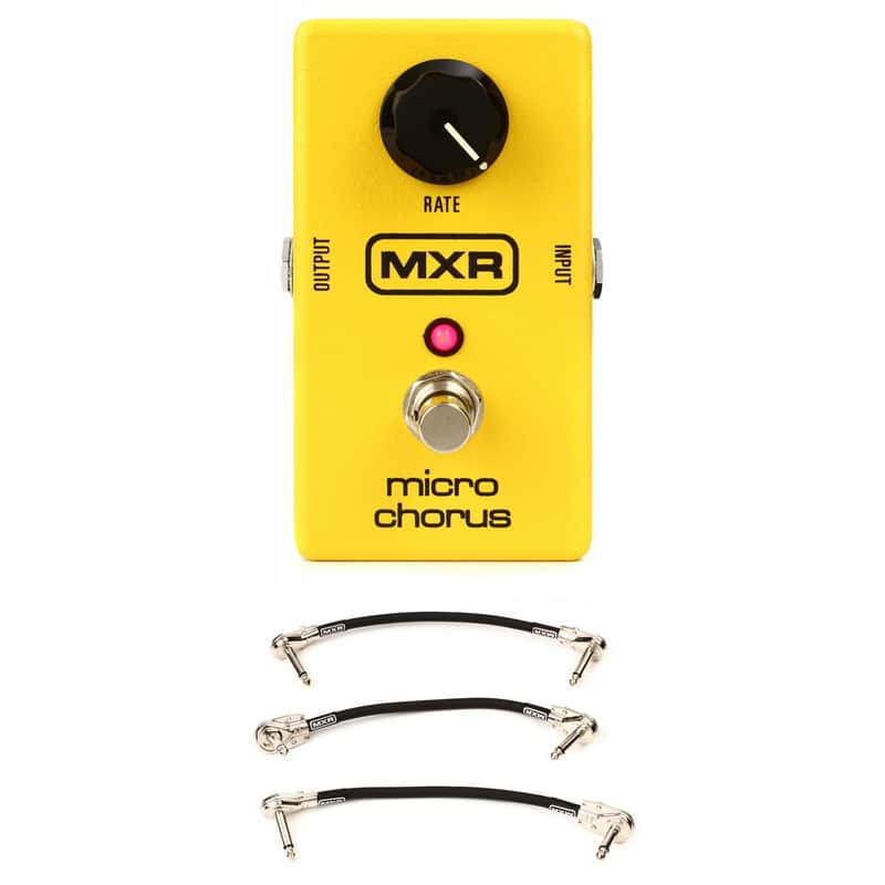 MXR M148 Micro Chorus Pedal with 3 Patch Cables image 1