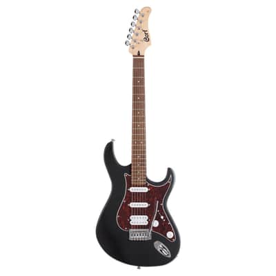 Cort G110 Double Cutaway Electric Guitar - Open Pore Black - Open Box image 2