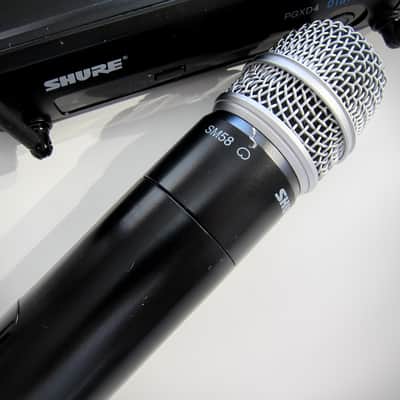 SHURE PGX2 SM58 Microphone & PGX4 DIGITAL Circa-2000s- Black & Silver image 4