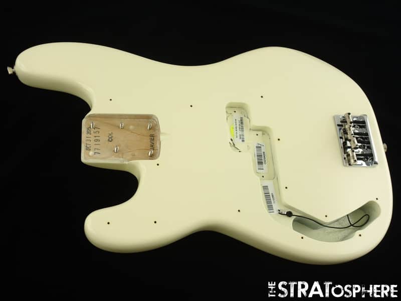 LEFTY Fender American Professional II Precision Bass, BODY &HARDWARE Olymp White image 1