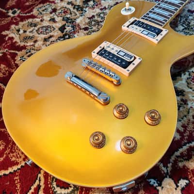 ESP Edwards Les Paul Gold Top E-LP-STD w/ Seymour Duncan PU, Japan MIJ image 6