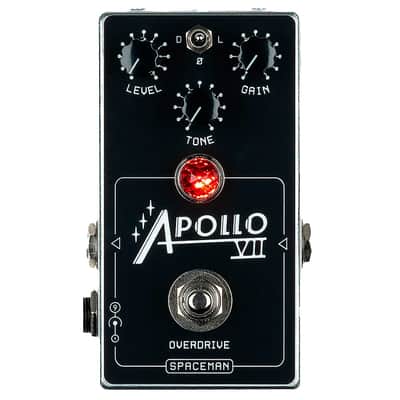 Spaceman Effects Apollo VII Overdrive Effects Pedal Regular Silver Standard