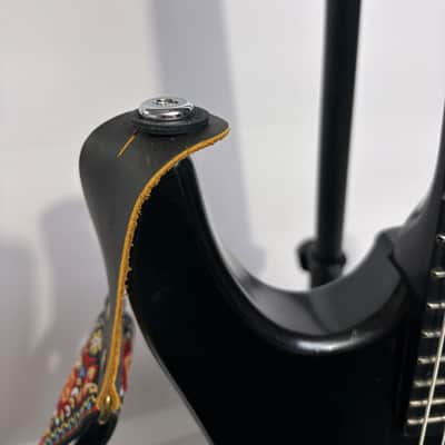 Synsonics Terminator Battery-Powered Electric Guitar mid-80's - Gloss Black image 7