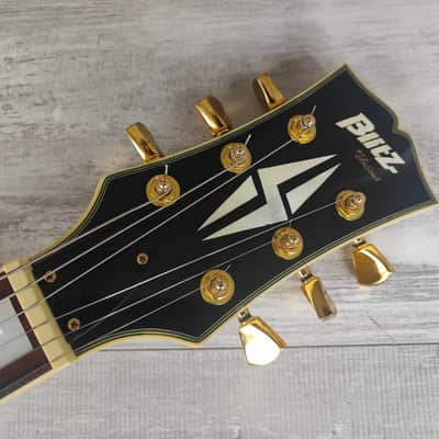 Blitz by Aria Pro II Les Paul Custom (White) | Reverb