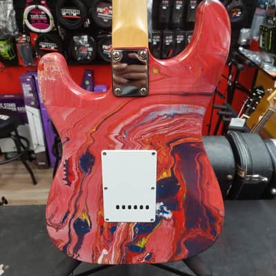 Custom Strat Electric Guitar - Swirl Finish image 12