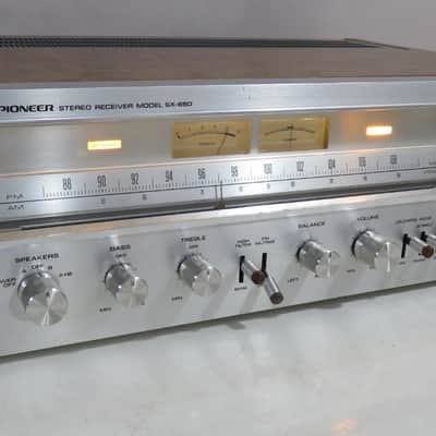 PIONEER SX-650 RECEIVER WORKS PERFECT SERVICED FULLY RECAPPED + LED's image 1