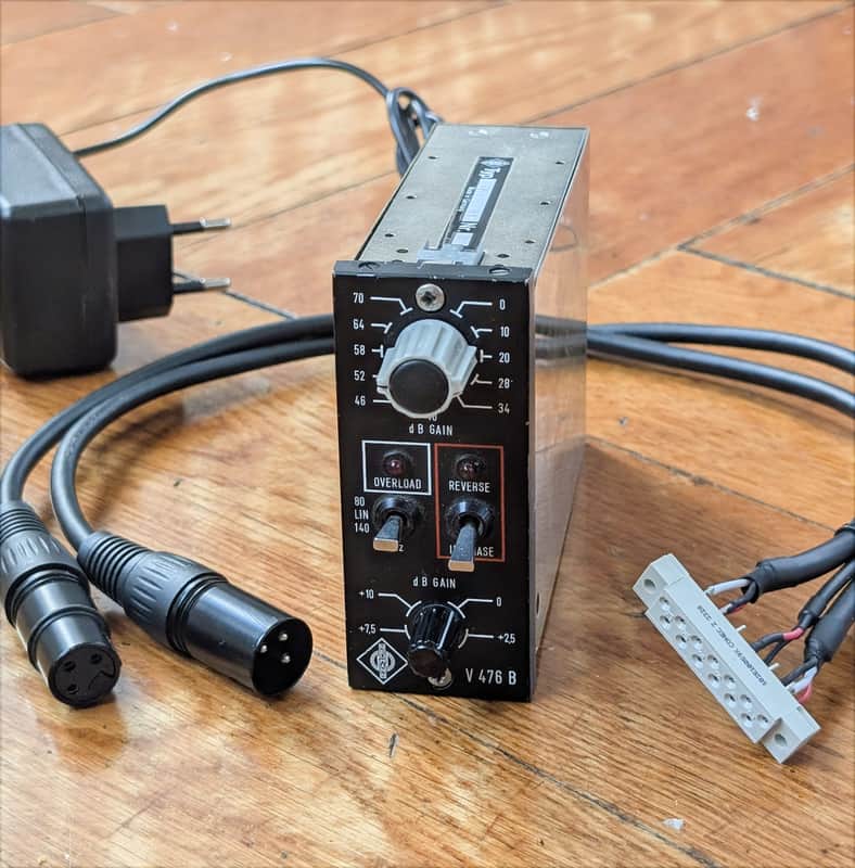 With audio demo: Neumann V476b mic preamp - Discrete & transformer balanced - Plug & Play image 1