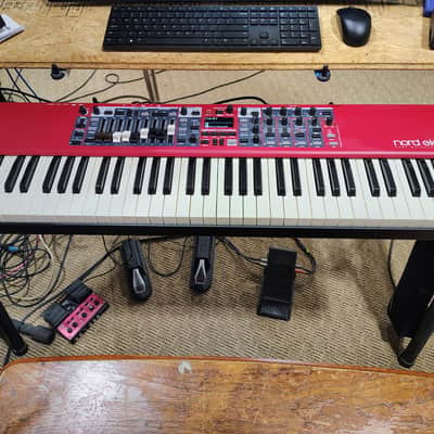 Nord Electro 6D SW73 Semi-Weighted 73-Key Digital Piano 2018 - 2022 - Red image 3