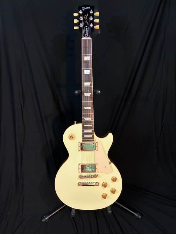 2023 Gibson Les Paul Standard '50s Plain Top - Classic White - OHSC, Full Case Candy & Pre-Pack Checklist