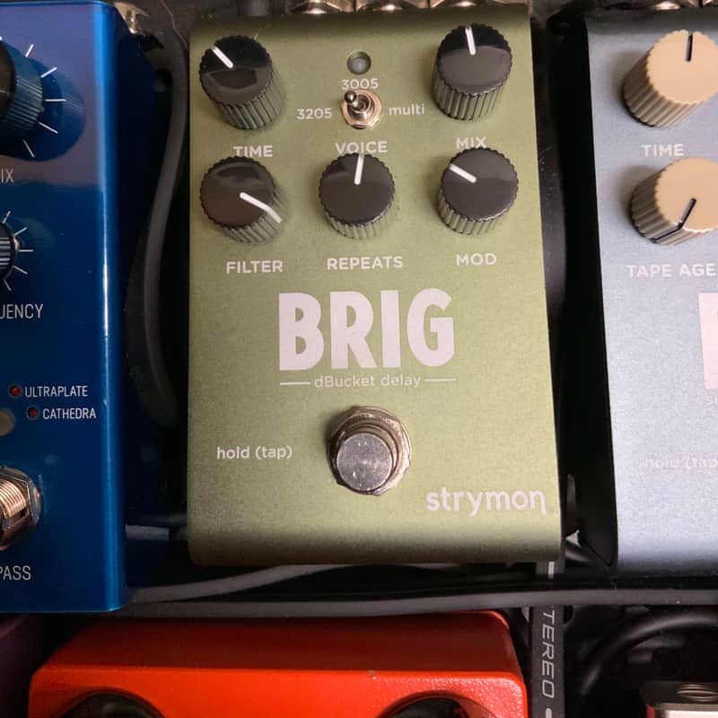 2023 – Present Strymon Brig dBucket Delay Green