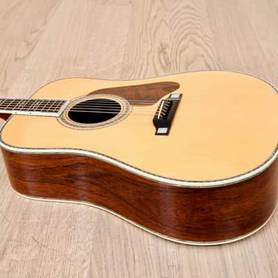 1985 Alvarez by Kazuo Yairi DY96 Dreadnought Acoustic Guitar w/ COA & Case image 11