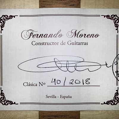 Fernando Moreno 2018 Classical Guitar Spruce/Maple image 10