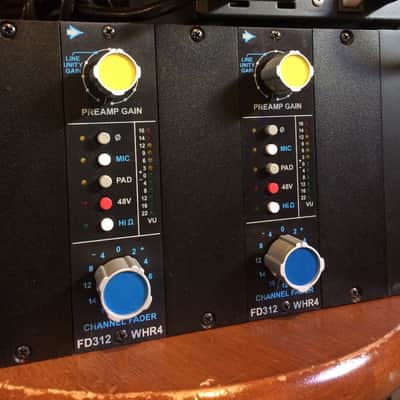 CAPI Heider FD312 Preamps x 4 in API VPR 10 Slot Rack image 5