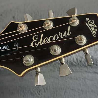 Aria Elecord FE-60 w/ Built-In Electronics w/ Hard Case image 8