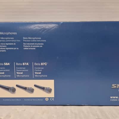 Shure BETA 58A Handheld Supercardioid Dynamic Microphone 1996 - Present - Black image 17