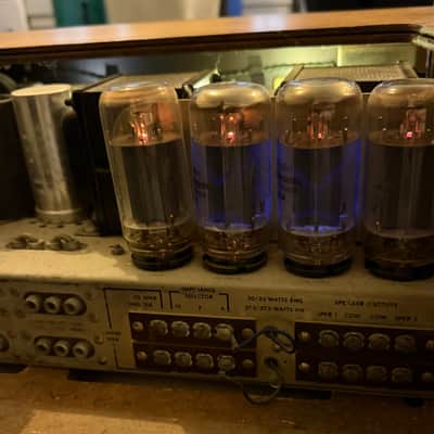 Fisher 500C Stereo Tube FM Receiver Vintage 1960s, Wood Cabinet, Tested working, cabinet is not attached image 4