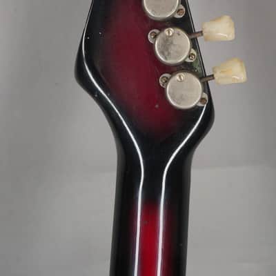 Hofner 176 Deluxe 1960s - Ruby Shaded w white headstock image 12