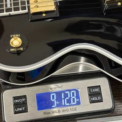 Gibson Custom Les Paul Custom Long Scale Ebony w/case CS601316 image 12