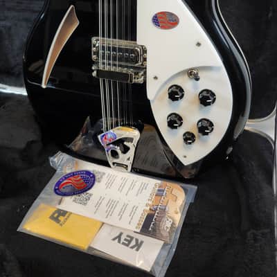 Rickenbacker 360 Jetglo 12-String Semi-Hollow Guitar, Stereo, HSC image 4
