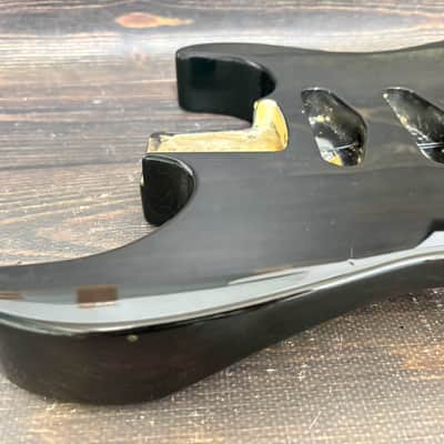 90s Charvel by Jackson DK-065-SSH Dinky Body Black w/Plate and Bridge MIJ image 9
