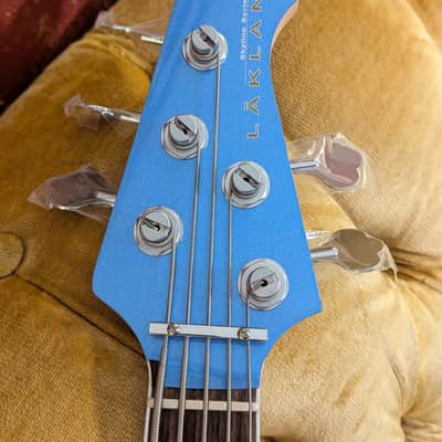Lakland Skyline DJ-5 Darryl Jones Signature 5-String with Indian Laurel Fretboard 2025 - Lake Placid Blue image 2