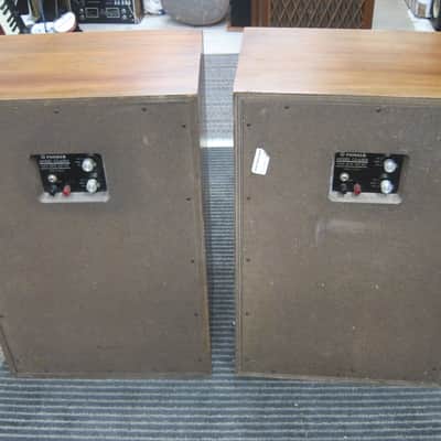 Pr Pioneer CS-63DX Vintage Speakers 4 Way, 6 Drivers, 15" Woofer, Horn Tweeter, Walnut Veneer, Ex So image 3